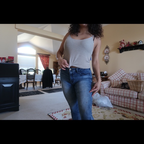 Knit Mesh Tank Top - Picture 2 of 4